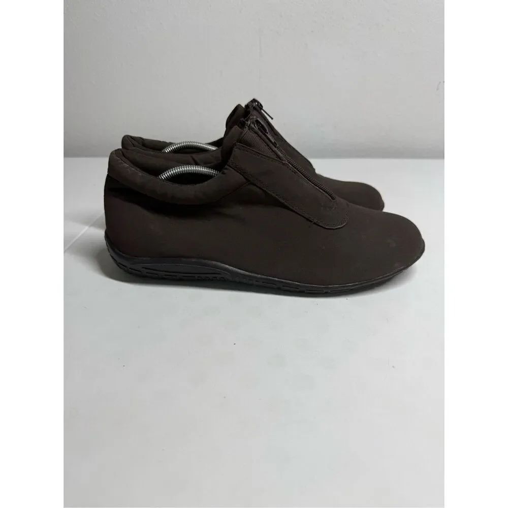 VALLEY LANE Womens Zip-front Booty / Brown Size 10